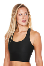 Load image into Gallery viewer, High Compression Recycled Bra Crop - Black