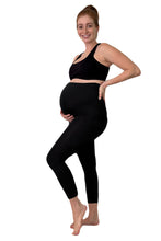 Load image into Gallery viewer, Maternity Leggings Black