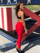 Load image into Gallery viewer, High Compression Recycled Legging - Red Hot