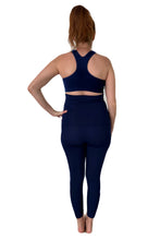 Load image into Gallery viewer, Maternity Leggings Navy
