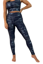 Load image into Gallery viewer, Full Soul - Navy Camo Legging