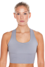 Load image into Gallery viewer, EcoSoft Recycled Bra Crop  - Grey