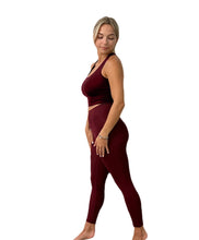Load image into Gallery viewer, Second Soul Legging with Pocket - Wine