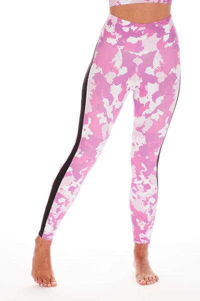 NEW ShoSho Pink Camouflage Skinny T ummy Control Leggings w/Pockets for  Women, L | eBay