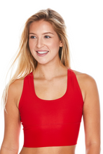 Load image into Gallery viewer, High Compression Recycled Bra Crop - Red Hot
