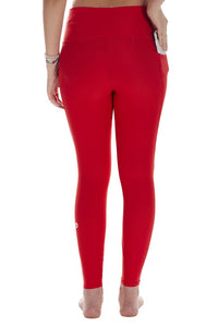 High Compression Recycled Legging - Red Hot