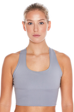 Load image into Gallery viewer, EcoSoft Recycled Bra Crop  - Grey
