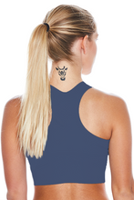 Load image into Gallery viewer, EcoSoft Recycled Bra Crop - Navy
